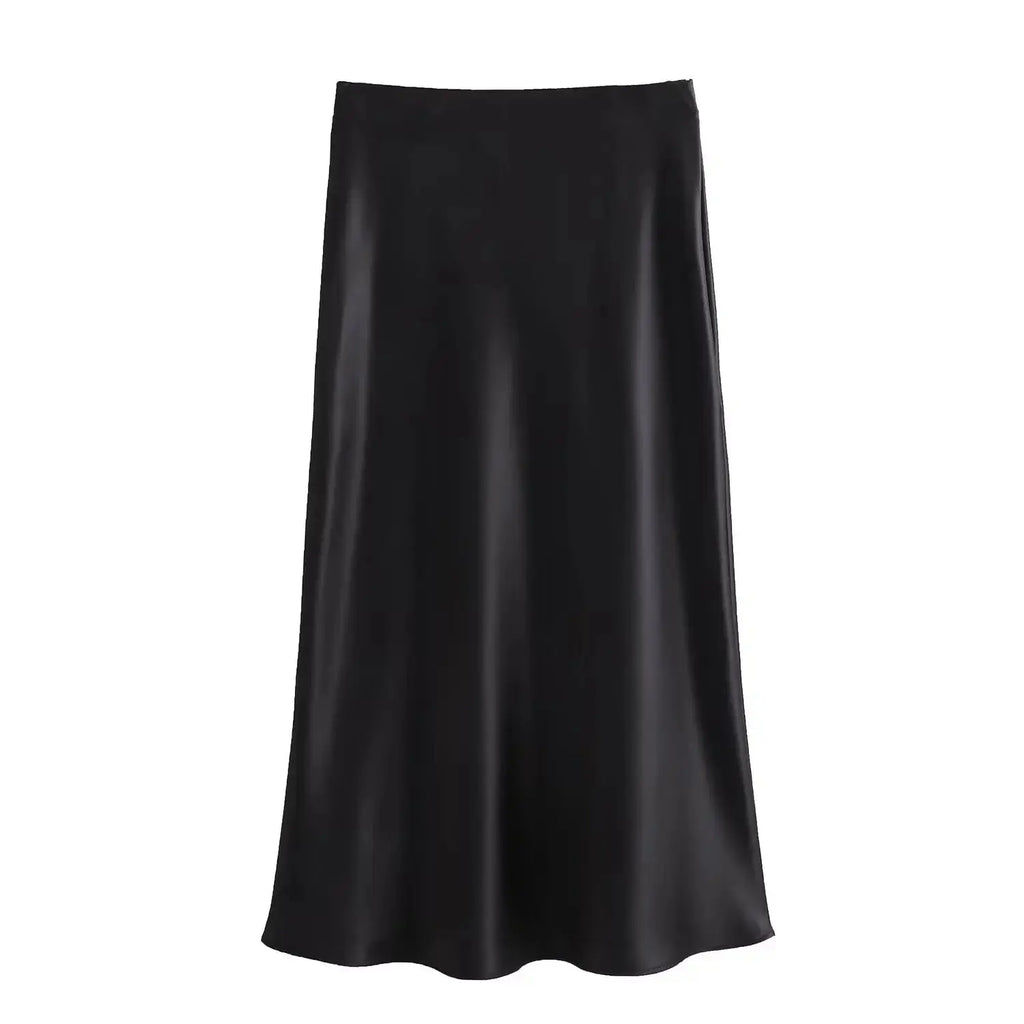 Jupe Satin Maison Lilia