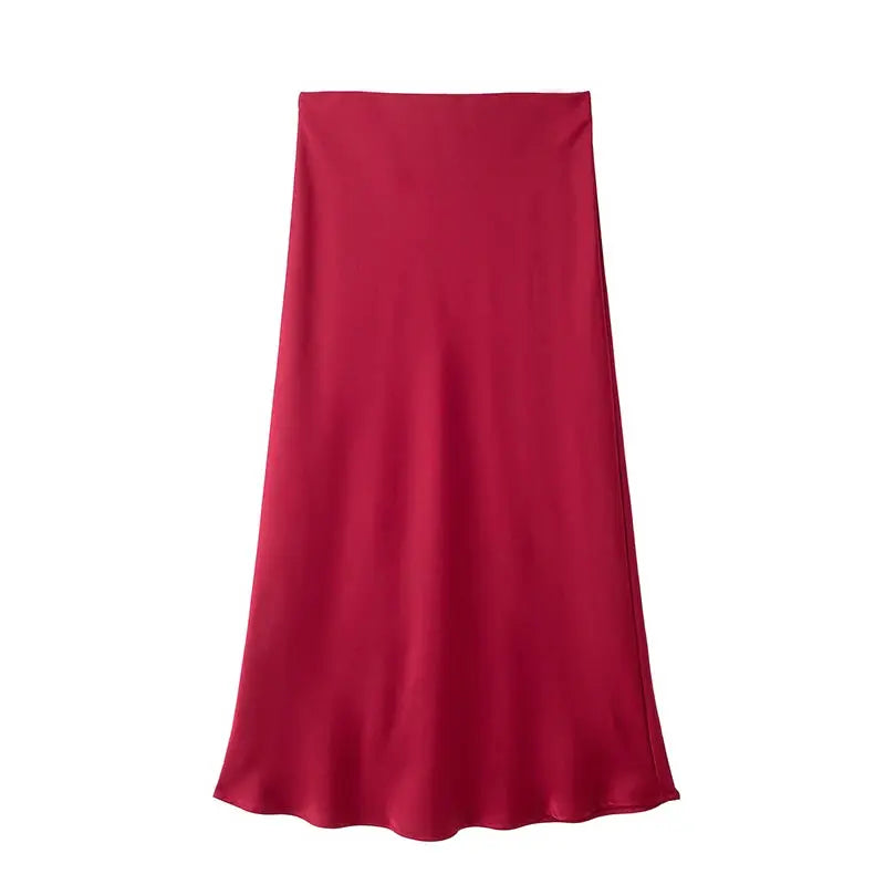 Jupe Satin Maison Lilia